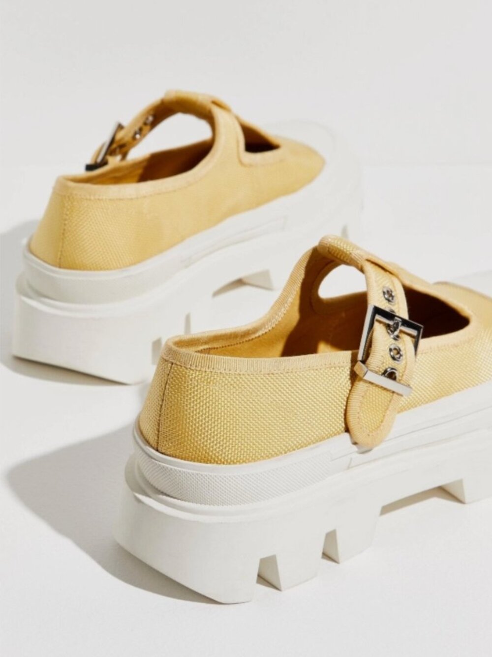 New Free People Jeffrey Campbell Marley Mary Jane Platforms Size 7.5 MSRP: $128 - Picture 4 of 6